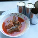 canned sardine in tomato sauce - product's photo