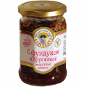 organic honey mixed «blagodat» with hazelnuts and cowberry  - product's photo