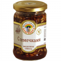 organic honey mixed «blagodat» with sunflower seeds  - product's photo